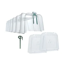 Pflanztunnel Sunny 3er-Komplettset inkl. Endkappen und Bodenanker*Garantia Best