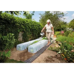 Pflanztunnel Sunny 3er-Komplettset inkl. Endkappen und Bodenanker*Garantia Best