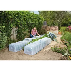 Pflanztunnel Sunny 3er-Komplettset inkl. Endkappen und Bodenanker*Garantia Best