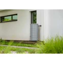 Regentonne Nordic 2in1 300 Liter steingrau inkl. Deckel*Garantia