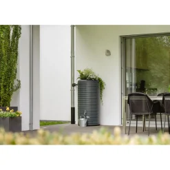 Regentonne Nordic 2in1 300 Liter graphite grey inkl. Pflanzschale*Garantia Sale