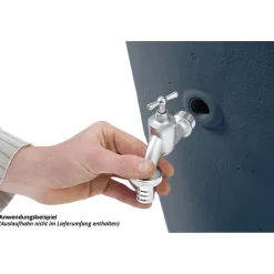 Garantia Wasserbehälter 2in1 300 Liter graphite grey inkl. Pflanzschale