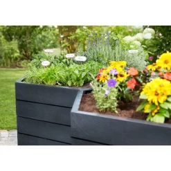 Hochbeet ERGO L 75 Stone inkl FLORA^Garantia Best