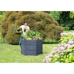 Hochbeet ERGO L 75 Stone inkl FLORA^Garantia Best