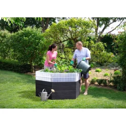 Hochbeet ERGO Turbo XL 75 Stone inkl FLORA*Garantia Hot