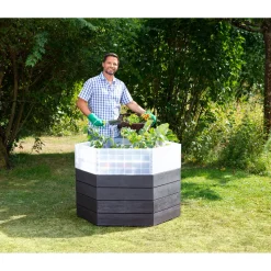 Garantia Hochbeet ERGO Turbo L 75 Wood inkl FLORA