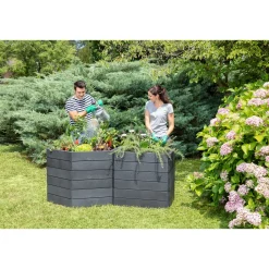 Garantia Hochbeet ERGO VARIO 3 Stone inkl FLORA