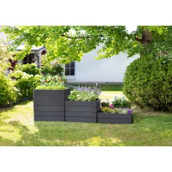 Garantia Hochbeet ERGO VARIO 2 Stone inkl FLORA