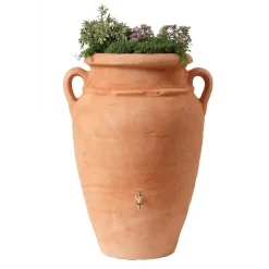 Regenspeicher Amphore Antik terracotta 600 L^Garantia Online