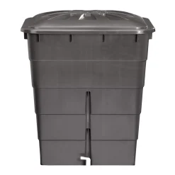 Garantia Regentonne eckig 300 L graphite grey inkl Deckel und Hahn