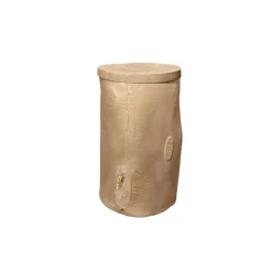 Garantia Regentonne Woodstock Baumstamm 400 L hellbraun