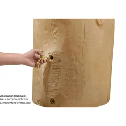 Regentonne Woodstock Baumstamm 250 L hellbraun^Garantia Clearance