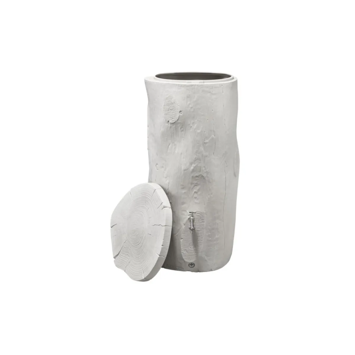 Regentonne Woodstock Baumstamm 250 L grau*Garantia Clearance