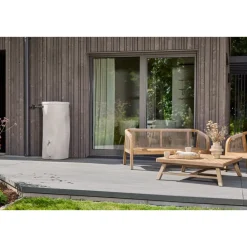 Regentonne Woodstock Baumstamm 250 L grau*Garantia Clearance