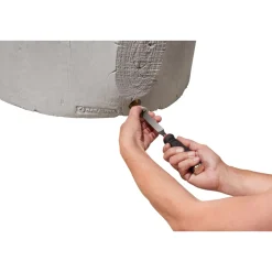 Regentonne Woodstock Baumstamm 250 L grau*Garantia Clearance