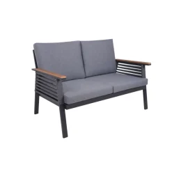 Garden Pleasure Lounge-Gruppe DENIA Aluminium, Non-Wood, Seilbespannung^ Sale