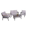 Garden Pleasure Lounge-Gruppe DENIA Aluminium, Non-Wood, Seilbespannung* Sale