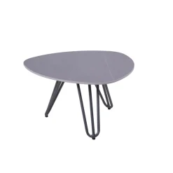 Garden Pleasure Tisch EMILIA Aluminium, gesinterter Stein, grau