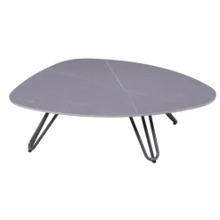 Garden Pleasure Tisch EMILIA Aluminium, gesinterter Stein, grau