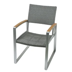 Garden Pleasure Tischgruppe AVA 5-tlg. Aluminium, Nonwood, Kunststoffgewebe^