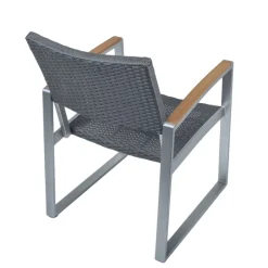 Garden Pleasure Tischgruppe AVA 5-tlg. Aluminium, Nonwood, Kunststoffgewebe^