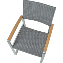 Garden Pleasure Tischgruppe AVA 5-tlg. Aluminium, Nonwood, Kunststoffgewebe^