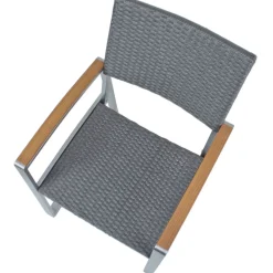 Garden Pleasure Tischgruppe AVA 7-tlg. Aluminium, Nonwood, Kunststoffgewebe