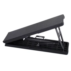 Garden Pleasure Tisch-Set VENTANA, 3-teilig Stahl / Kunststoff HDPE, schwarz