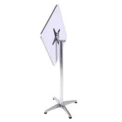 Garden Pleasure Tisch/Stehtisch BISTRO quadratisch, Alu-Gestell, Stahl,