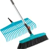 Rechen- und Straßenbesen-Set^Gardena Discount