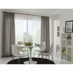 Gardinenstange Chicago mit Innenlauf Durchmesser 16 mm 200 cm titan^Gardinia