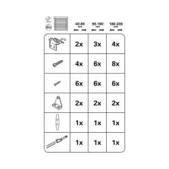 Gardinia Jalousie Alu 25 mm 100x130 cm silber