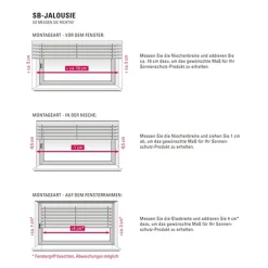 Alu-Jalousie 120 x 130 cm silber*Gardinia Outlet