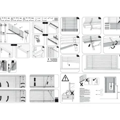 Alu-Jalousie 120 x 130 cm silber*Gardinia Outlet