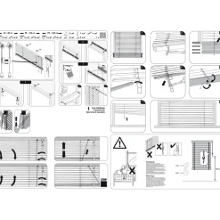 Aluminium-Jalousie 140 x 175 cm schiefer^Gardinia Hot