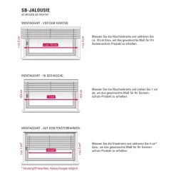 Gardinia Aluminium-Jalousie 140 x 175 cm beige
