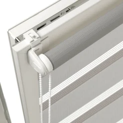 Gardinia Doppelrollo grau 100 x 150 cm