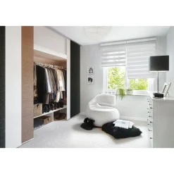 Gardinia Flächenvorhang 60 x 245 cm weiß