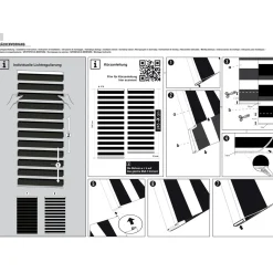 Gardinia Flächenvorhang Day+Night 245 x 60 cm grau