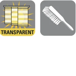 Gardinia Flächenvorhang Day+Night 245 x 60 cm grau