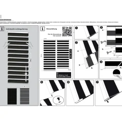 Flächenvorhang Day+Night 245 x 60 cm weiß*Gardinia Hot