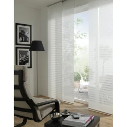 Gardinia Flächenvorhang Flame 300 x 60 cm weiß