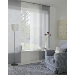 Gardinia Flächenvorhang Stoff Entry 60 x 245 cm weiß