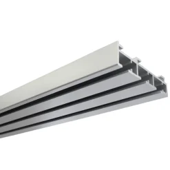 Flächenvorhangschiene 3-läufig 260 cm silber^Gardinia Hot