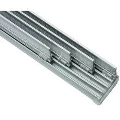 Gardinia Flächenvorhangschiene 4-läufig 225 cm Aluminium