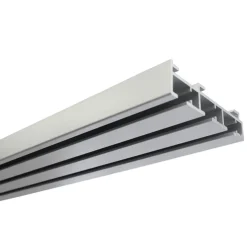 Flächenvorhangschiene 3-läufig 160 cm silber^Gardinia