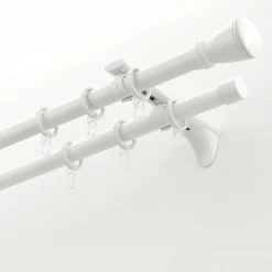 Gardinenstange Chicago 240 cm Durchmesser 20 mm weiß*Gardinia Online