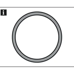 Gardinia Gardinenstange Durchmesser 12 mm 240 cm Edelstahl
