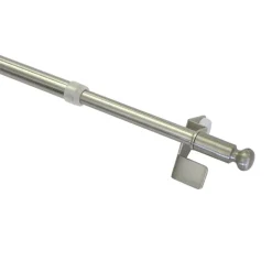 Gardinia Gardinenstange Filigrano Kugel 50-80 cm Durchmesser 8/10 cm Edelstahl-optik