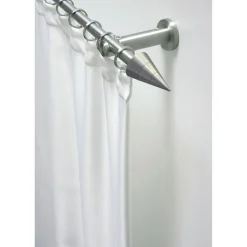 Gardinenstange Kegel Durchmesser 20 mm 200 cm Edelstahl-optik*Gardinia Online